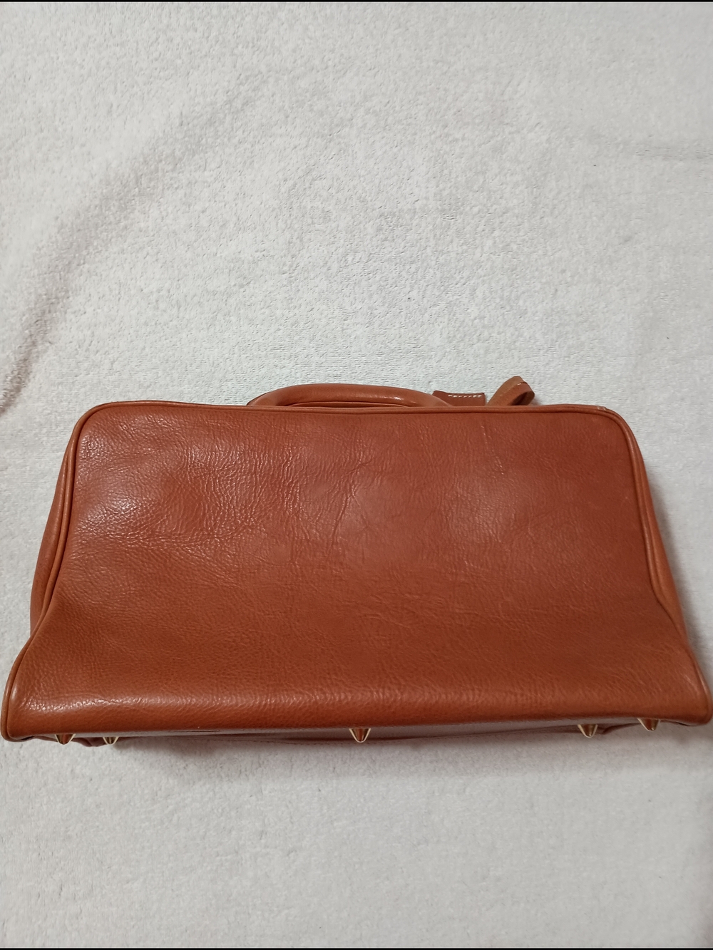 Vintage Never Used Pollini Leather Doctor's Bag With Lock & Key - Picture 6 of 10